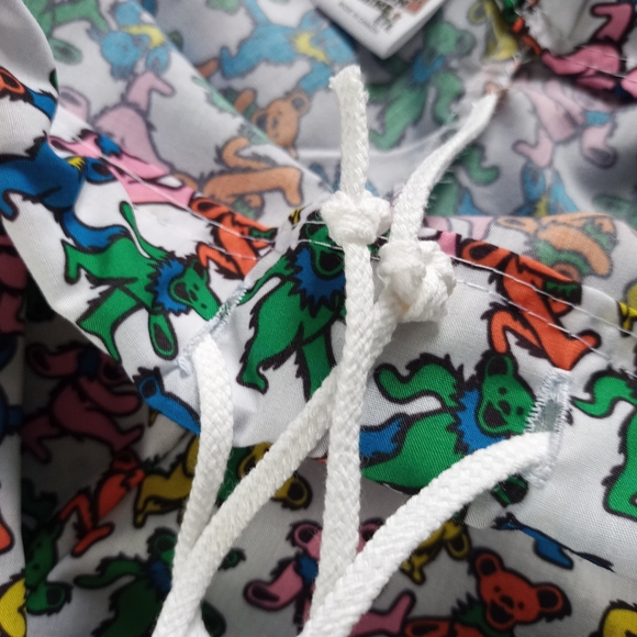 Handmade Grateful Dead Bears Boom Box Benny 90s Shorts UNISEX - Picture 3 of 4